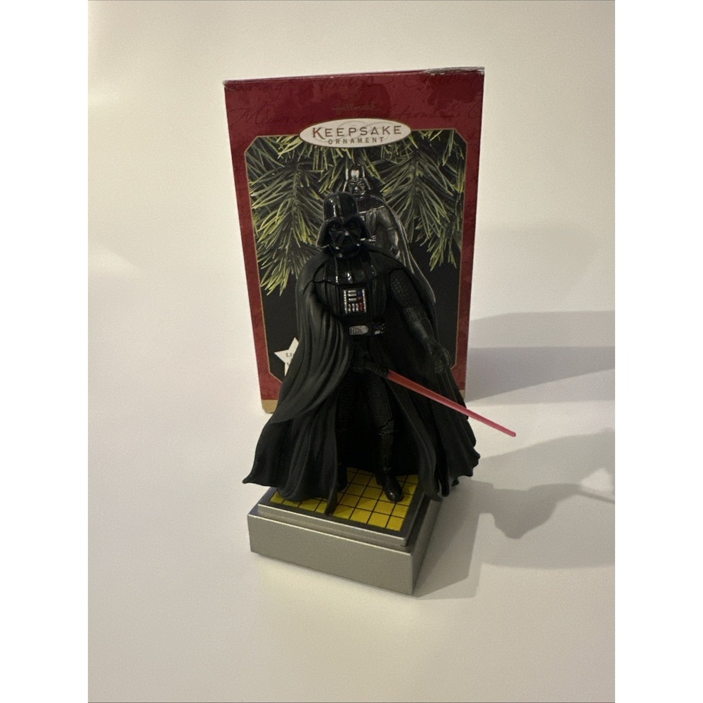 Darth Vader Vintage Collectible Hallmark Lighted Christmas Ornament 1997 Magic